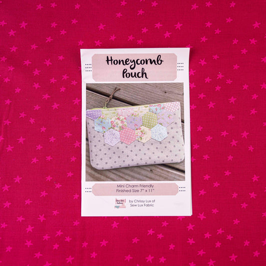 Honeycomb Pouch Paper Pattern by Sew Lux