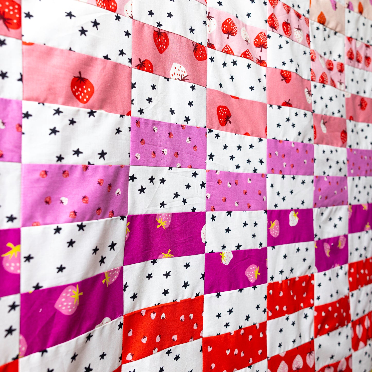 Strawberry Rainbow Quilt Kit