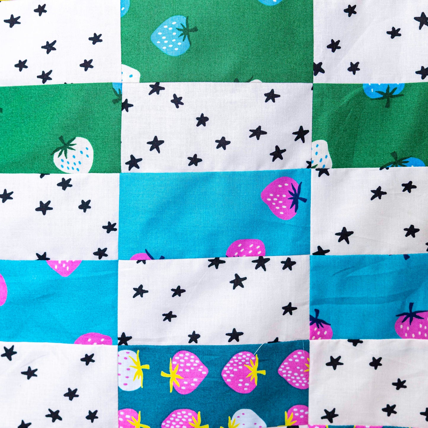 Strawberry Rainbow Quilt Kit