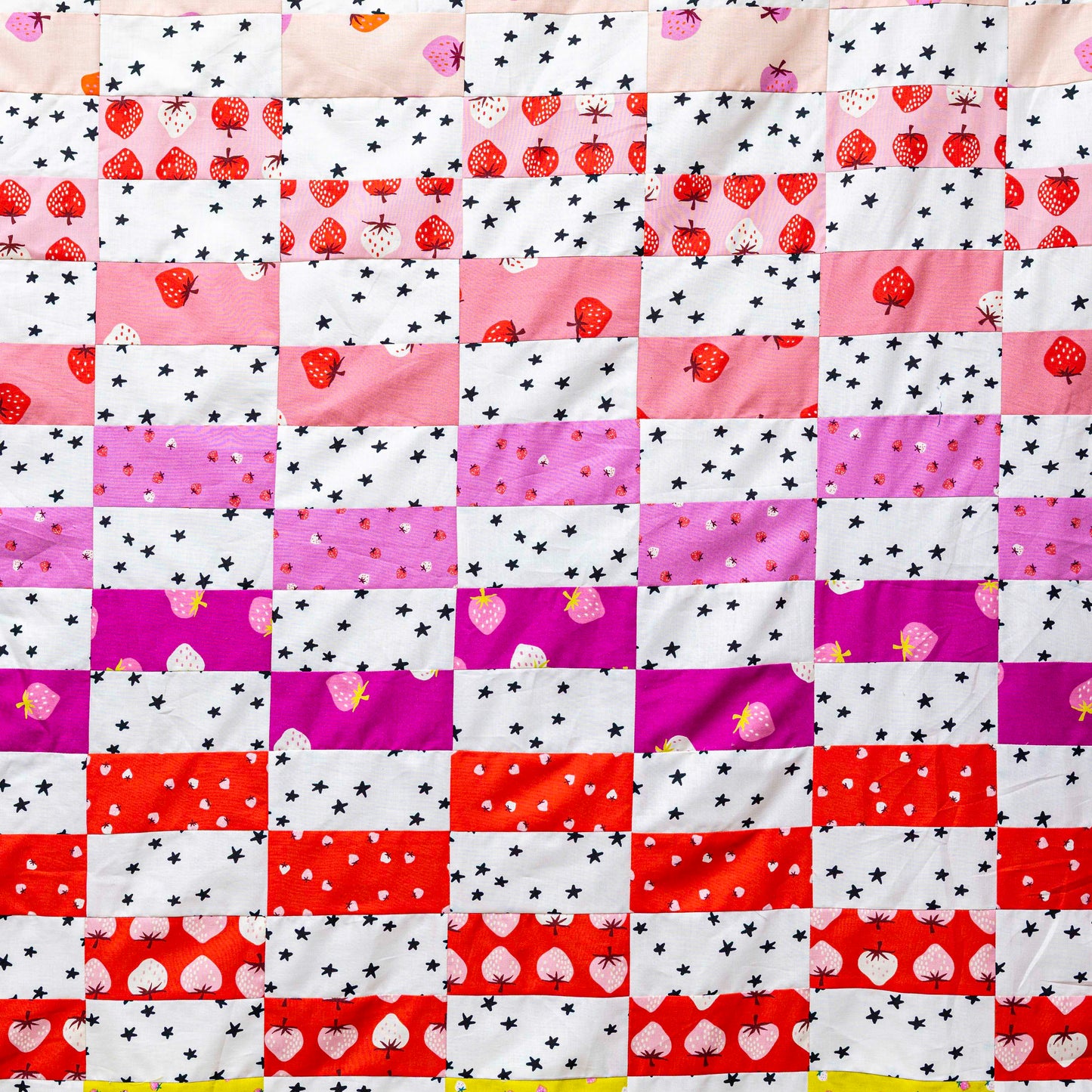 Strawberry Rainbow Quilt Kit