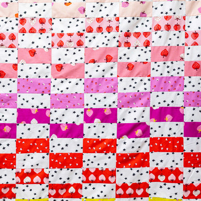 Strawberry Rainbow Quilt Kit