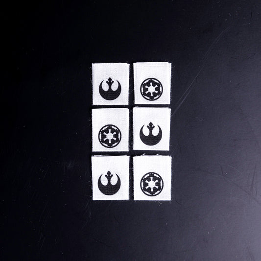Rebel / Empire Symbol Lux Sew in Label Label by Intensely Distracted