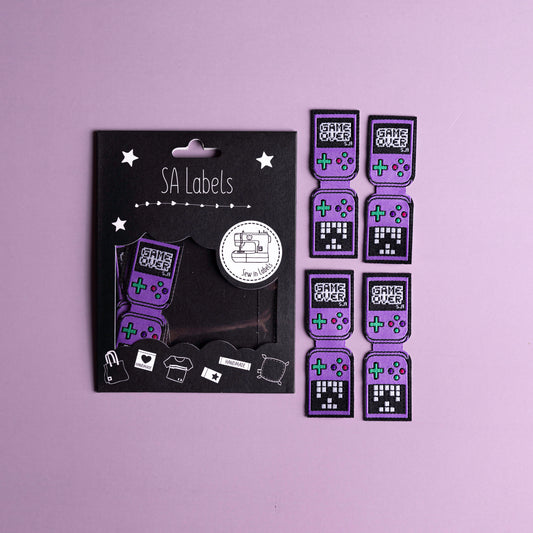 Retro Gamer Premium Designer Labels by Sew Anonymous