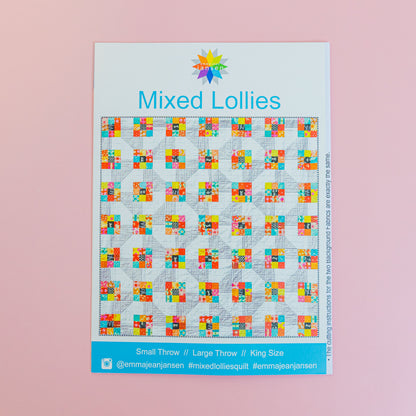 Mixed Lollies Paper Pattern by: Emma Jean Jansen #EJ049