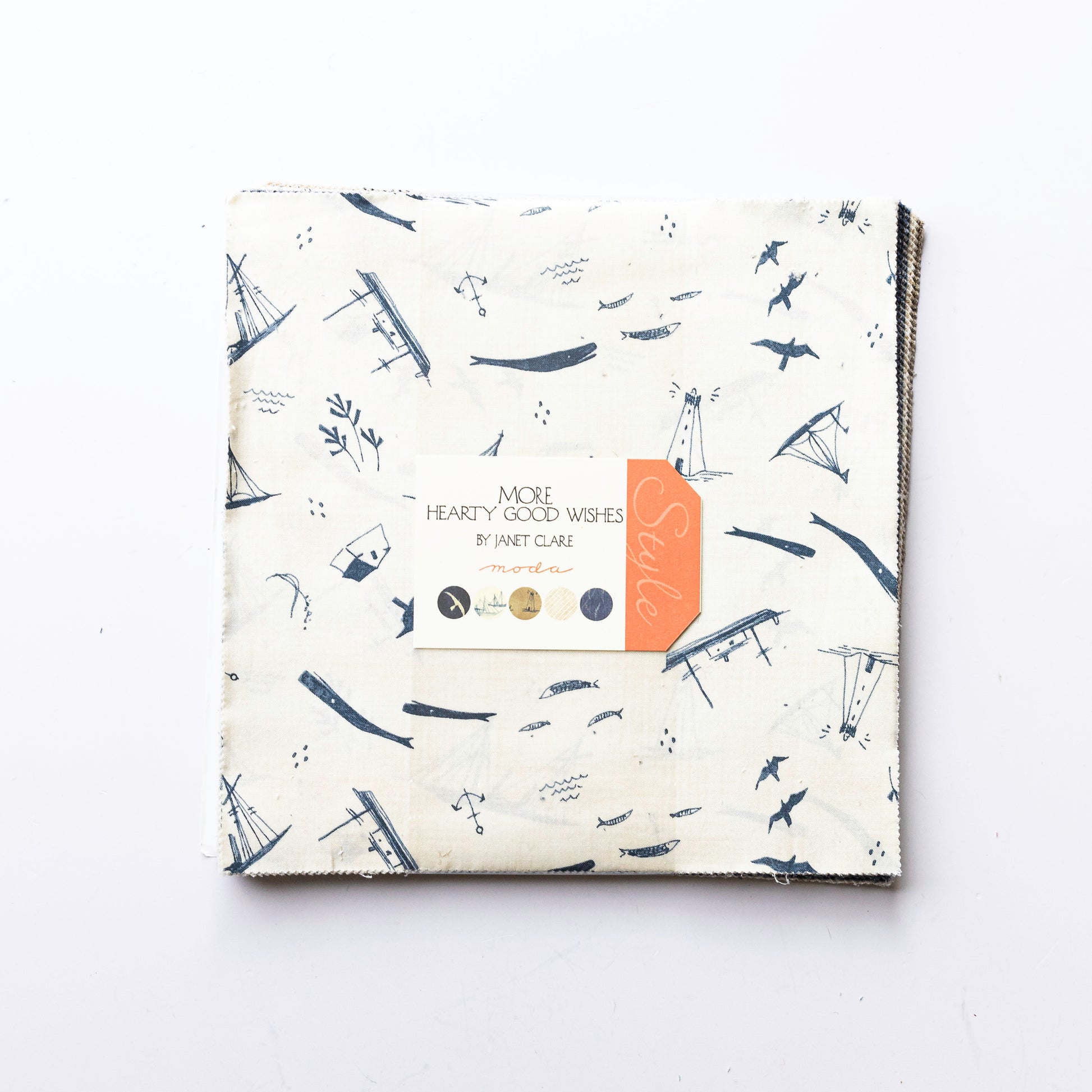 Personal Destash: More Hearty Good Wishes Layer Cake by Janet Clare