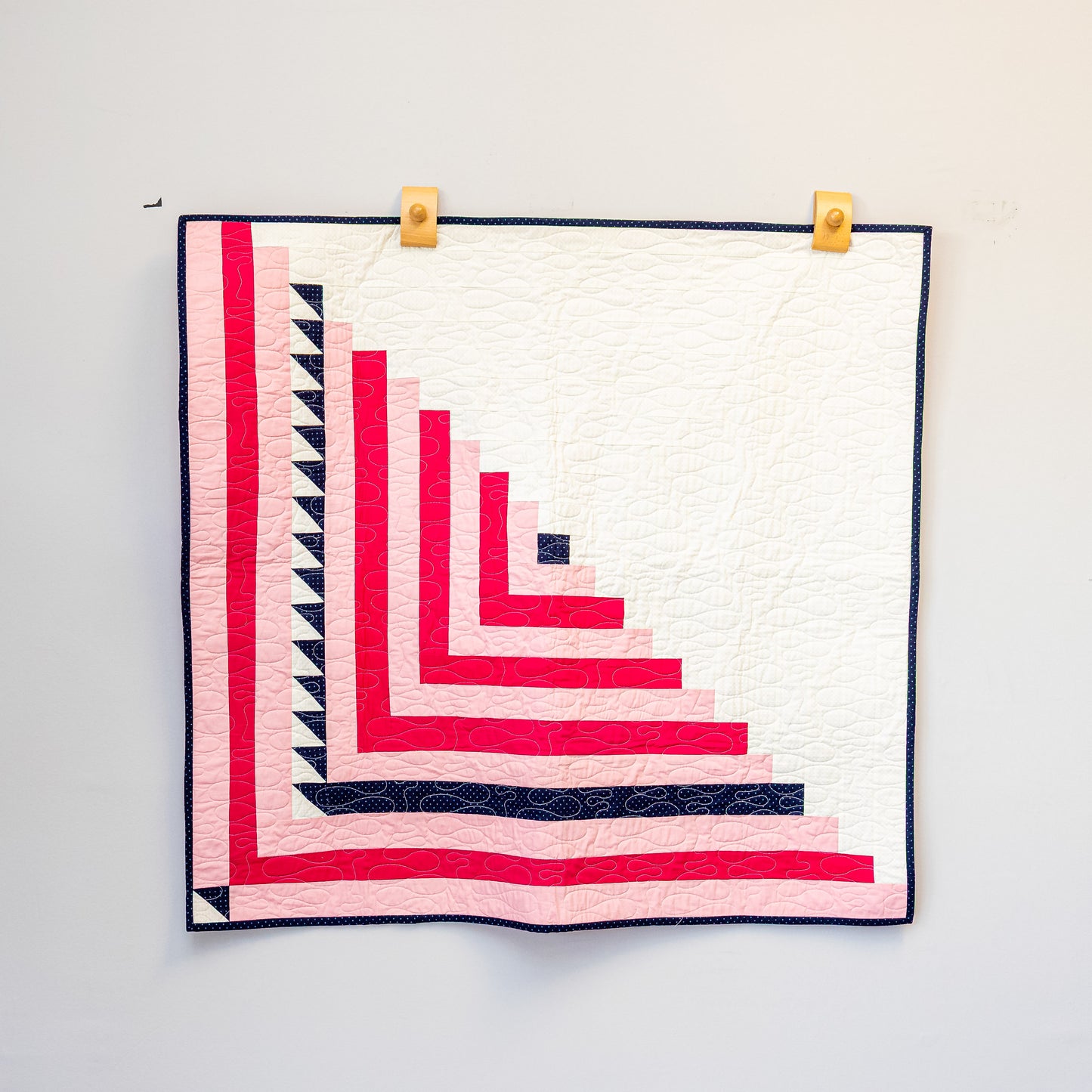 Sample Sale: Oversized Logcabin Finished Quilt