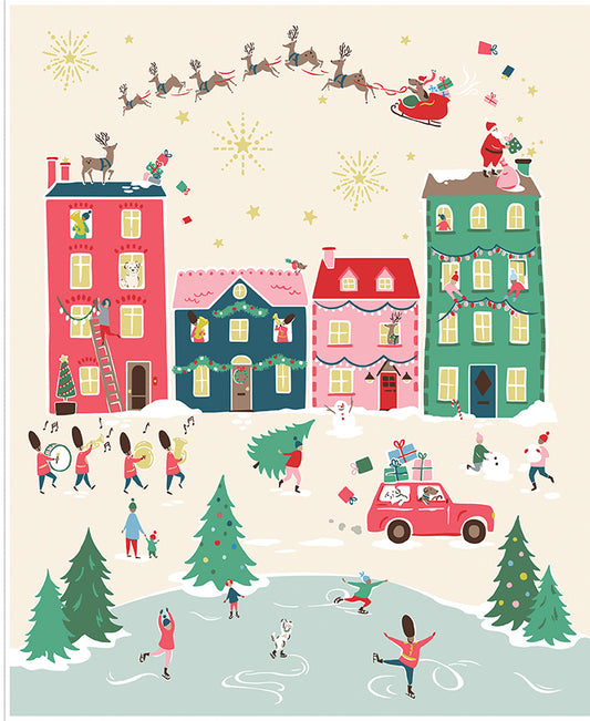 Make Merry Panel by Cath Kidston for Riley Blake P19597-Panel