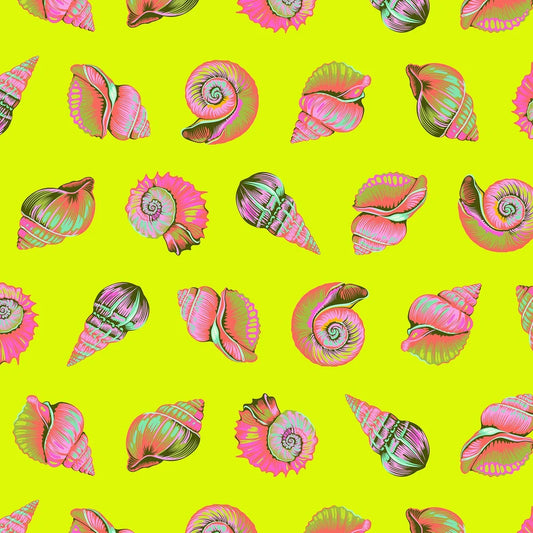 Floral Reef - LIL SHELLY PWTP266 Seagrass - Tula Pink