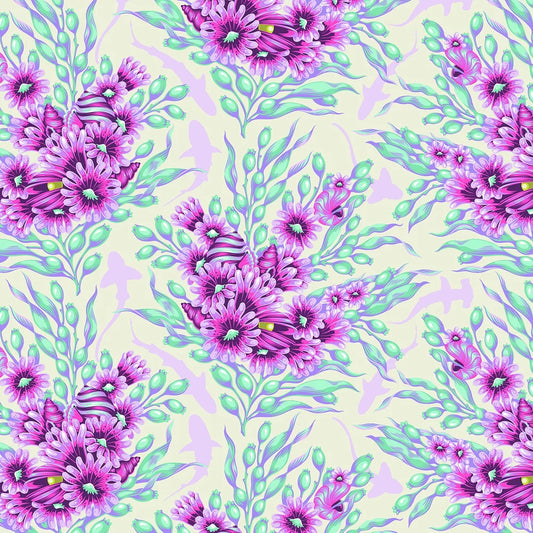 Floral Reef - SHADOW SHARKS PWTP267 Ultraviolet - Tula Pink