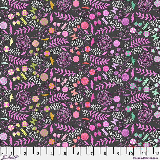 PREORDER: Prince Charming Déjà Vu - Dandelion - Licorice by Tula Pink