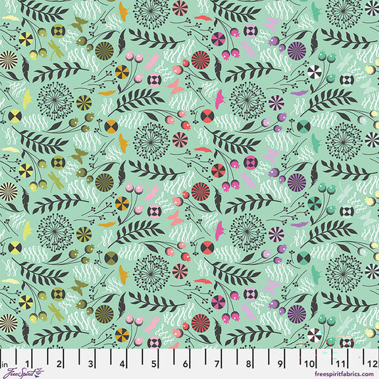 PREORDER: Prince Charming Déjà Vu - Dandelion - Sweetmint by Tula Pink