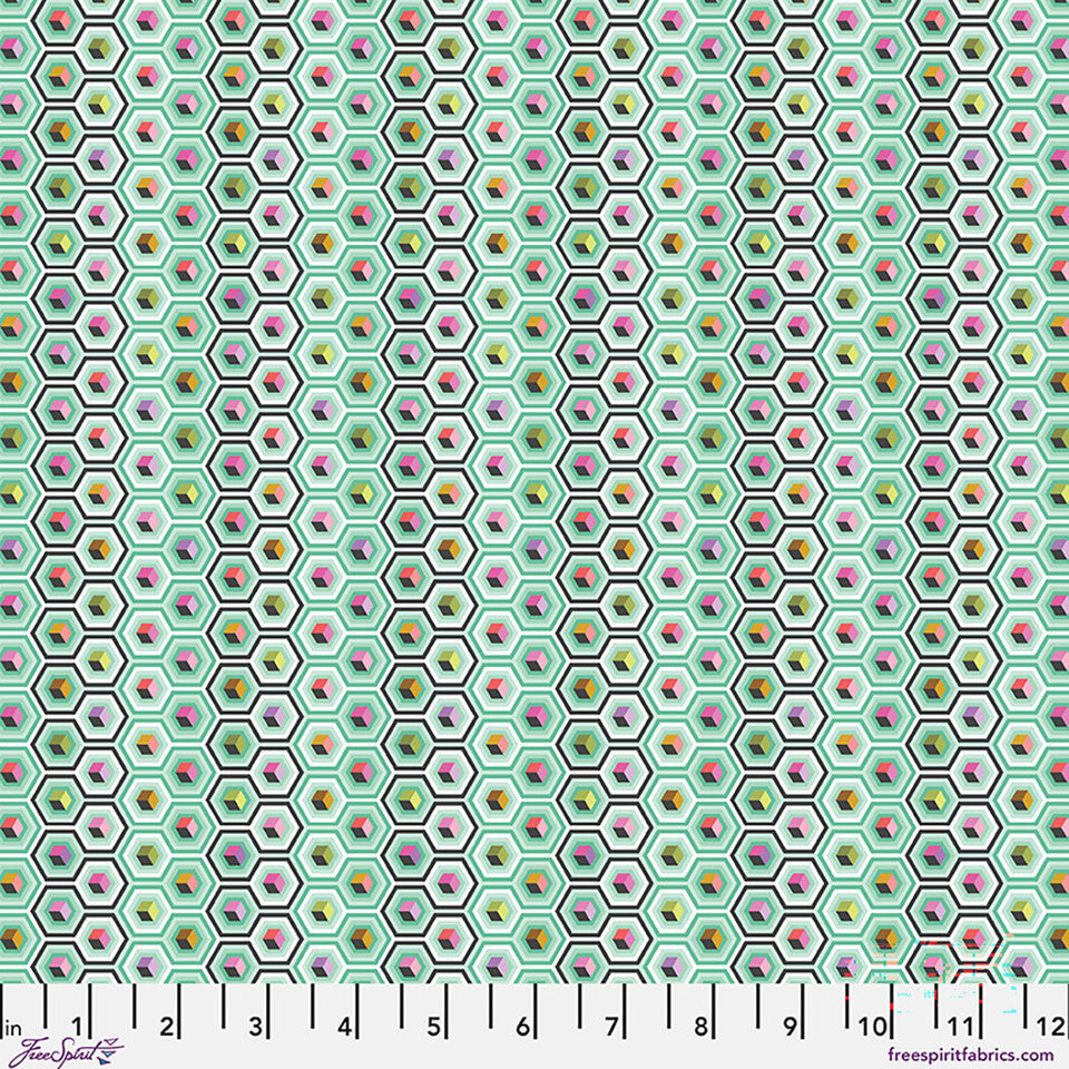 PREORDER: Prince Charming Déjà Vu - Hex Box - Sweetmint by Tula Pink