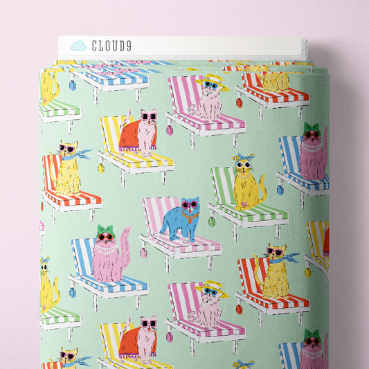 Poolside Purrfection Feline Fine by Cloud9 229214