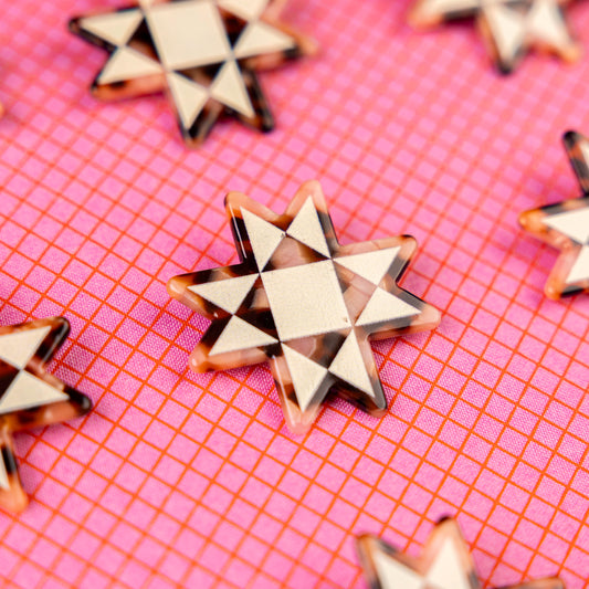 Quilt Block Hair Clip by Sarah Hearts