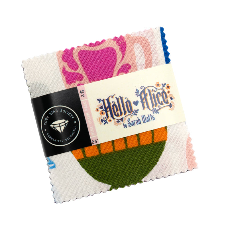 Ruby Star Society - Hello Alice Mini Charm RS2120MC Precut by Sarah Watts