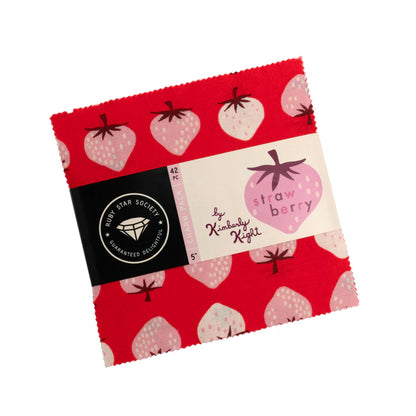 Ruby Star Society Strawberry by Kimberly Kight Charm Pack