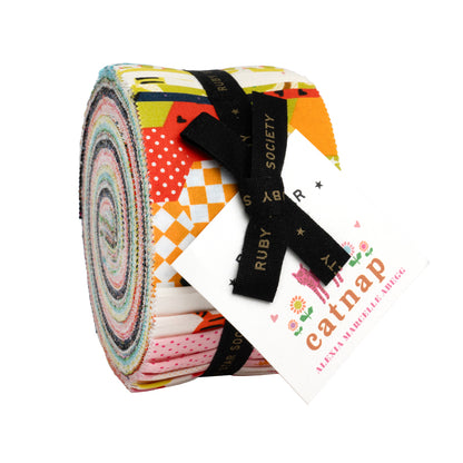 Ruby Star Society - Catnap Jelly Roll RS4130JR Precut by Alexia Abegg
