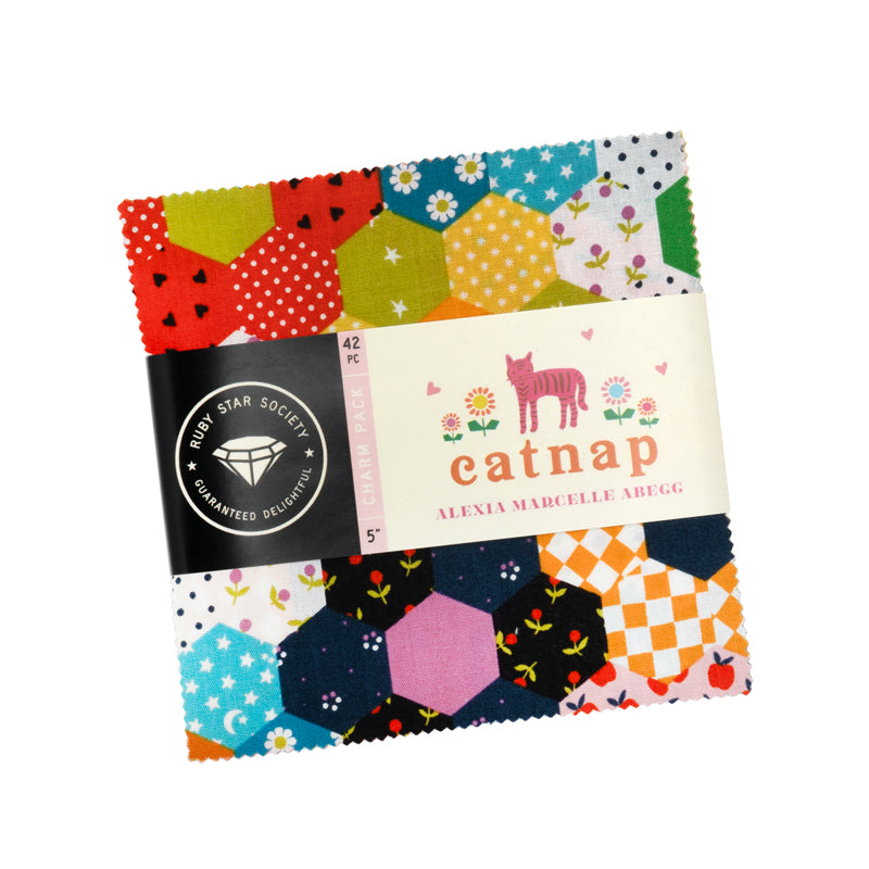 Ruby Star Society - Catnap Charm Pack RS4130PP Precut by Alexia Abegg
