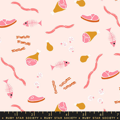 CHRISTMAS SALE: Food Group Ballet Delicious RS5038-11 by Ruby Star Society