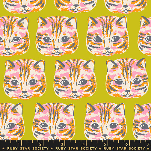 Oops All Cats Pistachio by Sarah Watts for Ruby Star Society RS2147 15