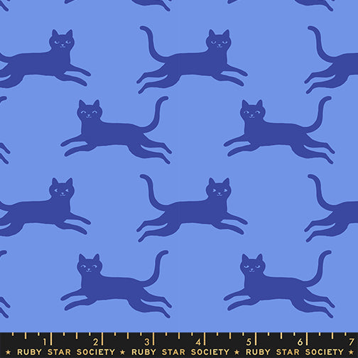 Oops All Cats Lindley Blue by Sarah Watts for Ruby Star Society RS2150 18