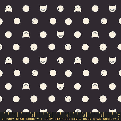 Oops All Cats Black by Sarah Watts for Ruby Star Society RS2151 15