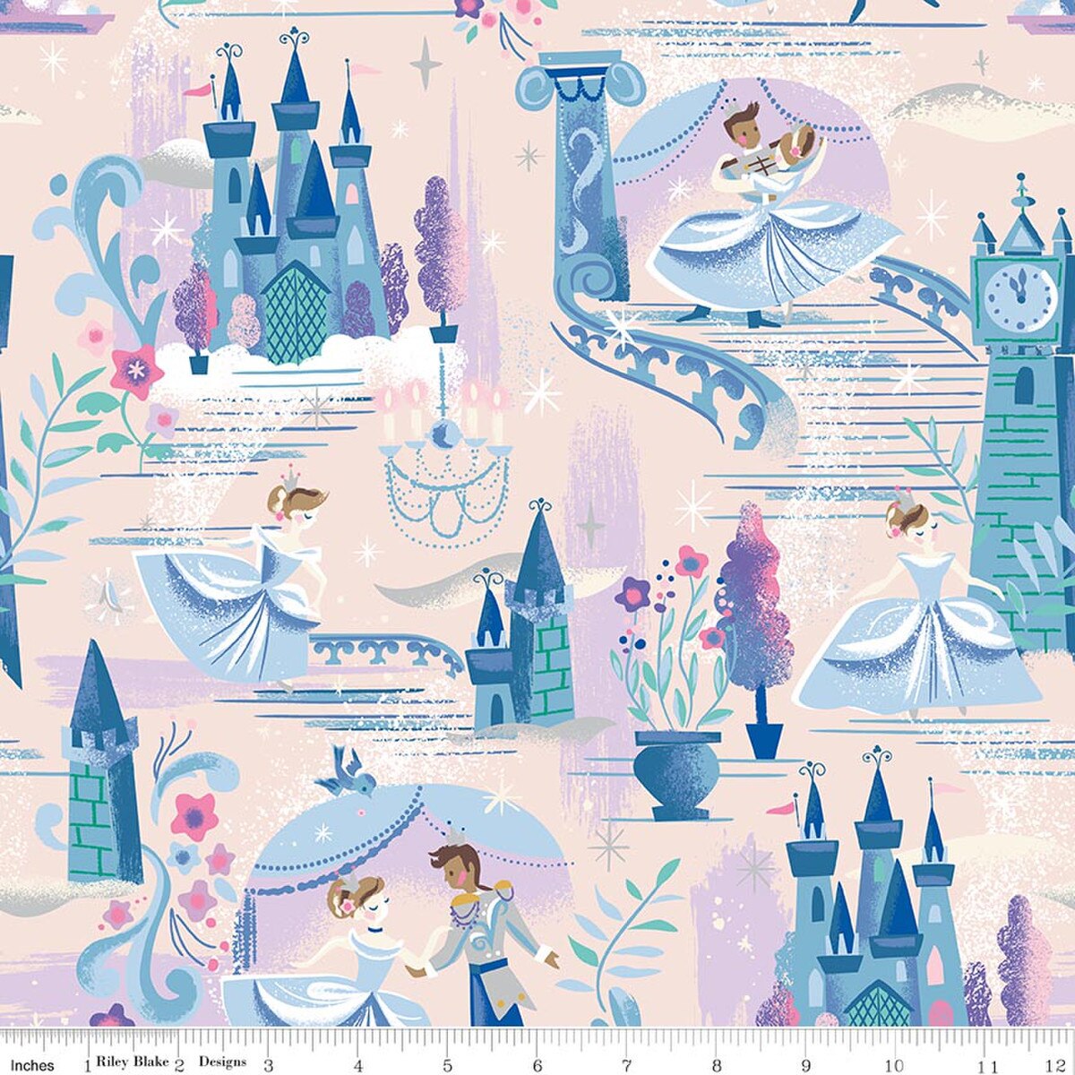 Wishes The Ball Ballerina Sparkle by Jill Howarth for Riley Blake Designs