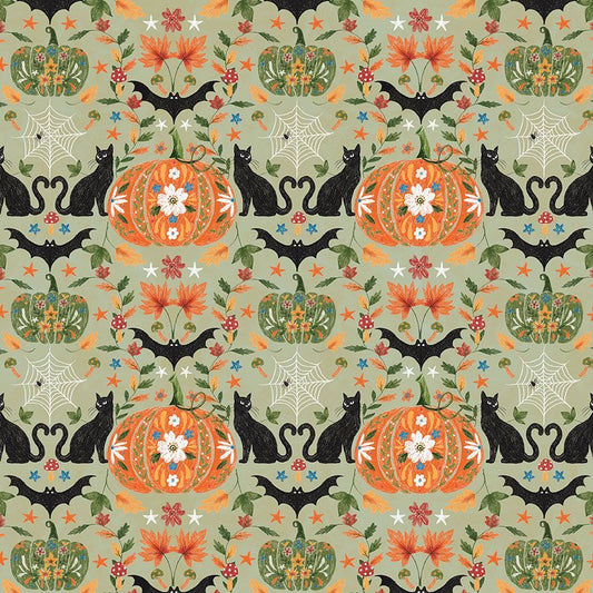 Caught in Your Web Spooktacular for Dear Stella D3975 Pea