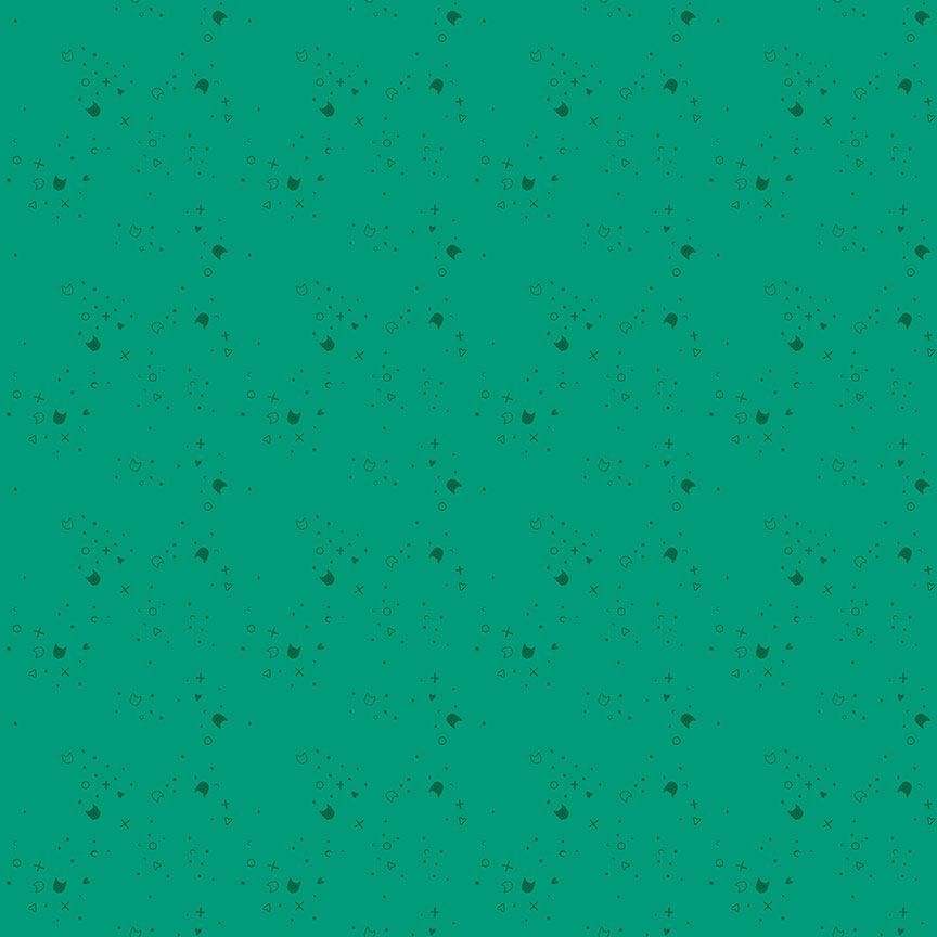 Kitty Litter - Emerald - by Pammie Jane for Dear Stella
