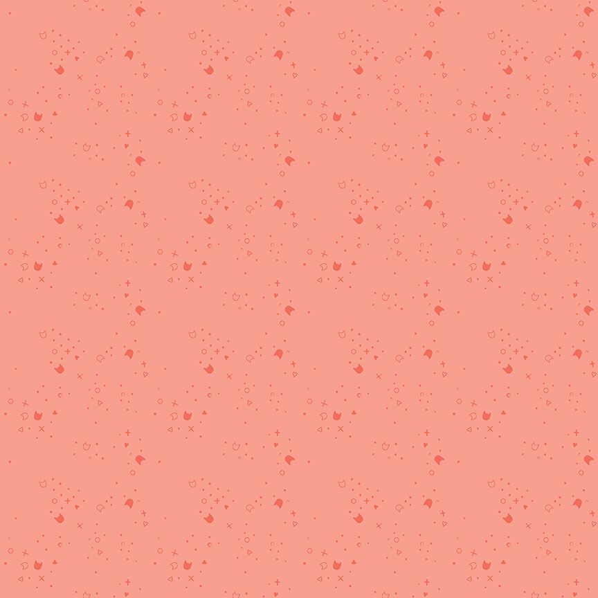 Kitty Litter - Salmon - by Pammie Jane for Dear Stella