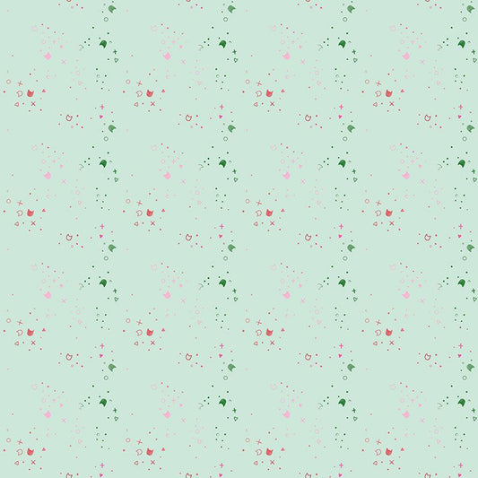 Kitty Litter - Spearmint - by Pammie Jane for Dear Stella