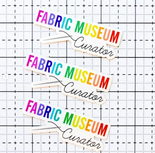 Fabric Museum MIni Sticker by Corrine Sovey