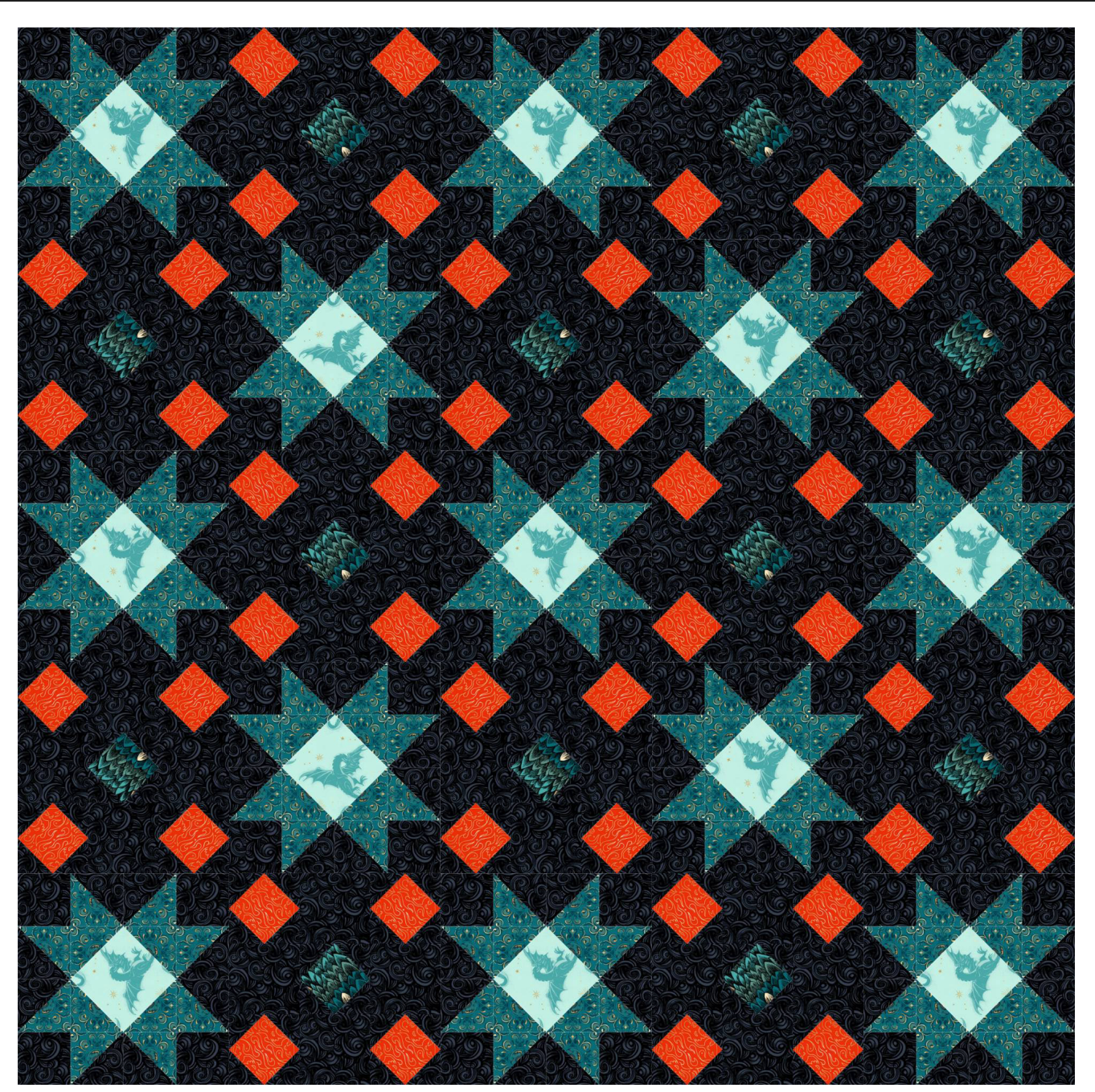 Wingleader Fireglow Quilt Kit