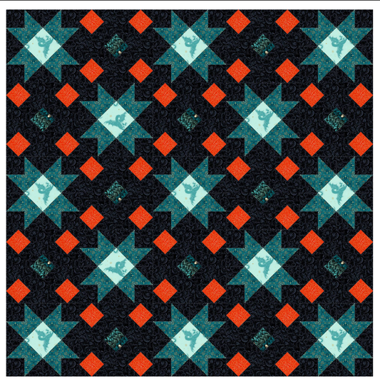 Wingleader Fireglow Quilt Kit
