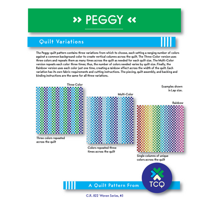 Peggy Quilt Pattern (Digital File)