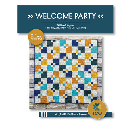 Welcome Party Quilt Pattern (Digital File)