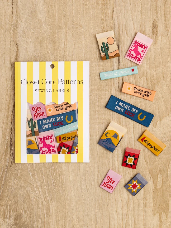 Western Collection Labels 10ct  by Closet Core Patterns
