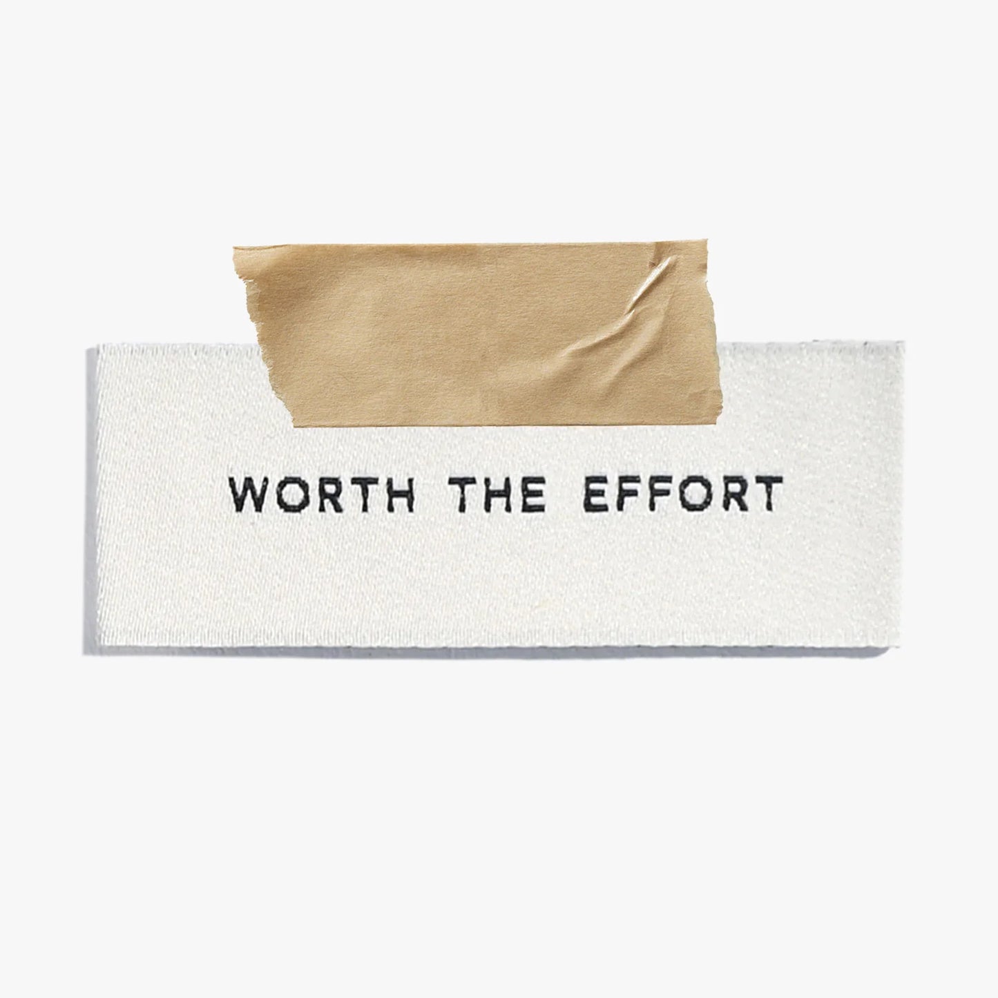Worth The Effort Labels by Kylie and the Machine