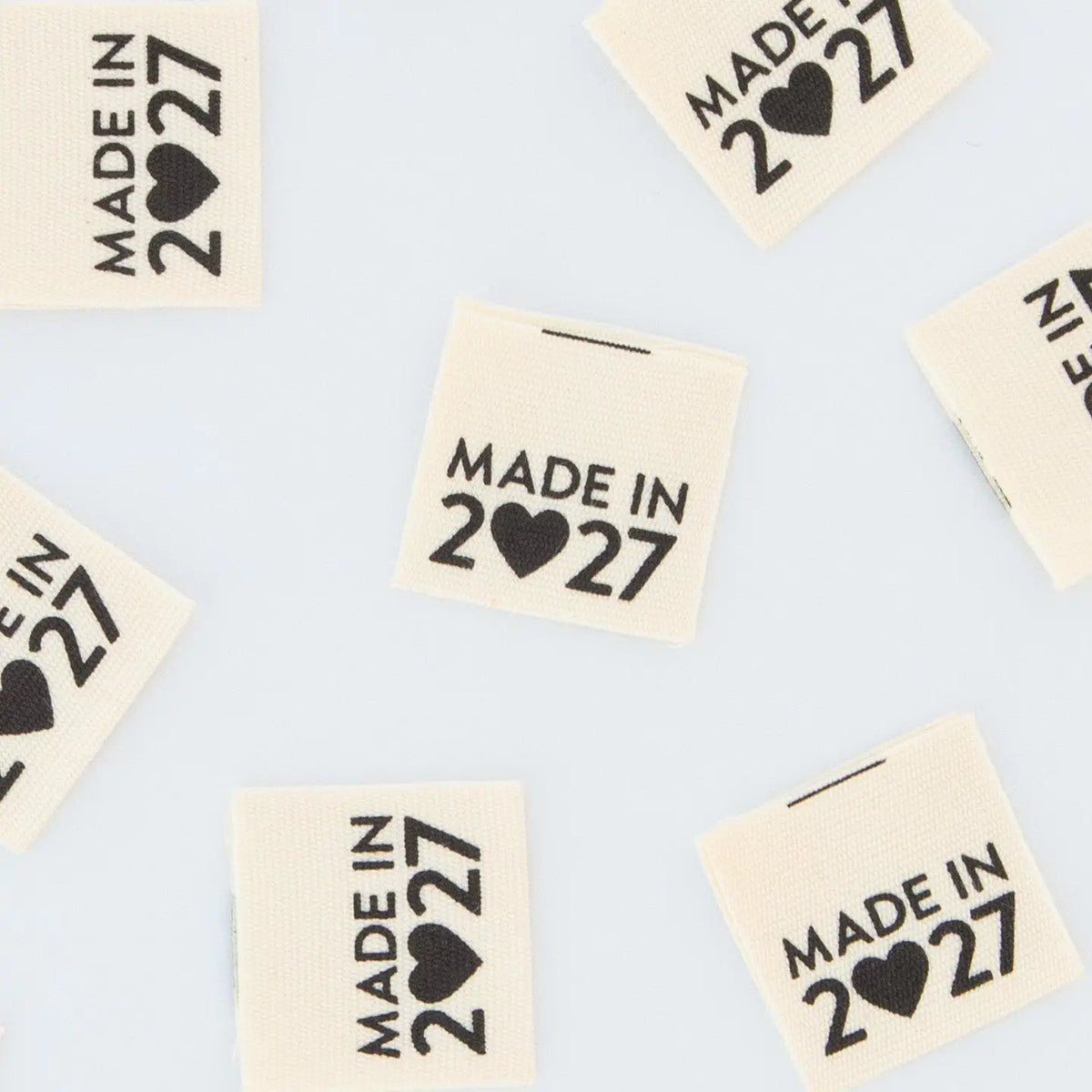 Made in 2027 Sew In Labels by Sarah Hearts