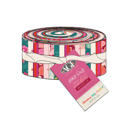 Christmas in Color 2.5" Strip Roll  by AGF Studio