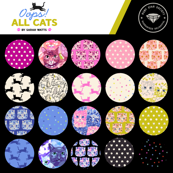 Oops All Cats by Sarah Watts for Ruby Star Society RS2146FQ