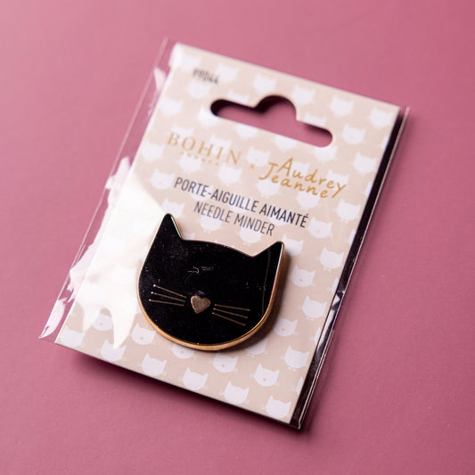 Black Cat Needle Minder by Audrey Jeanne