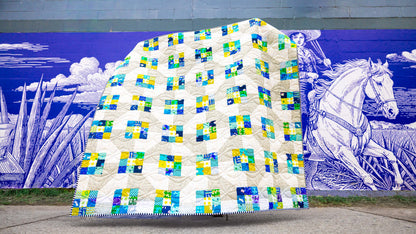 Sample Sale: Blueberry Limeade Finished Quilt