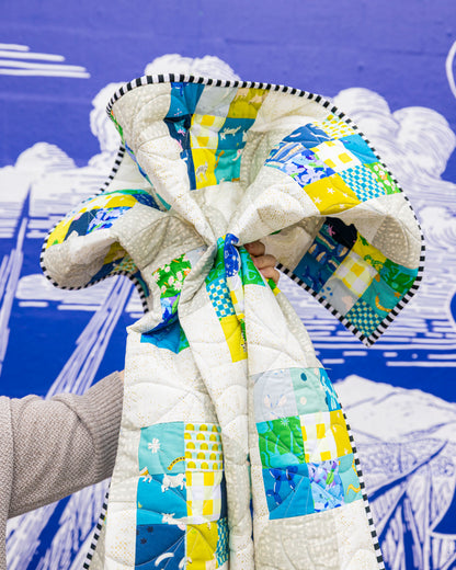 Sample Sale: Blueberry Limeade Finished Quilt