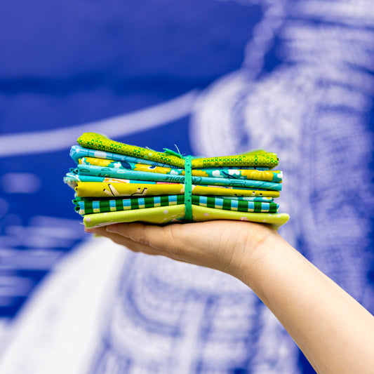 Blueberry Limeade 10 pc. Fat Quarter Bundle