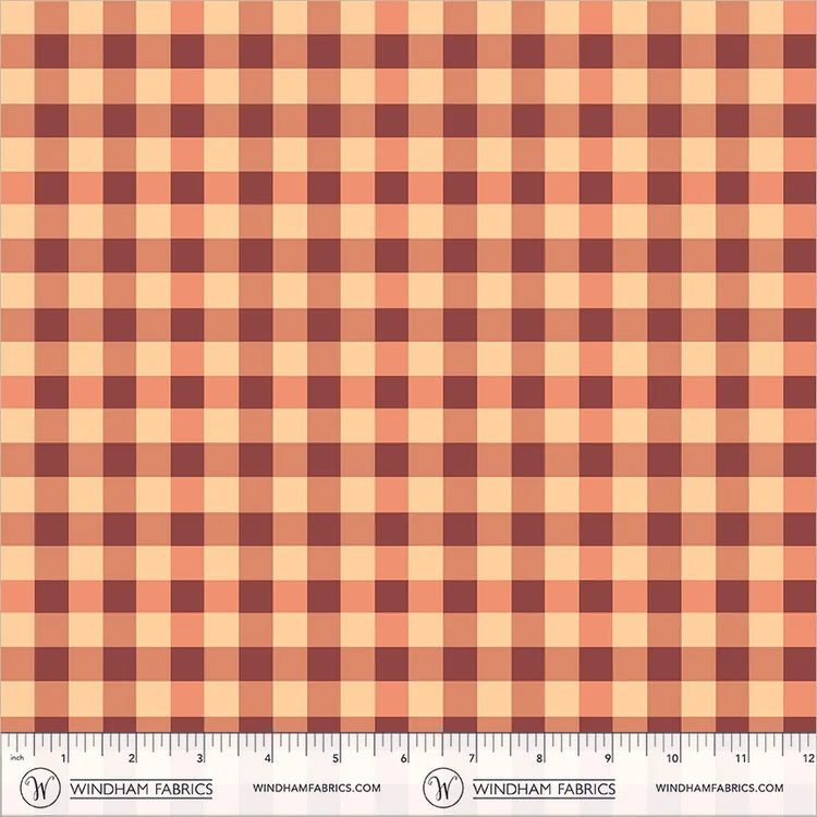 Boat Race Picnic Little by Heather Ross for Windham Fabrics 55608D-19 Wood