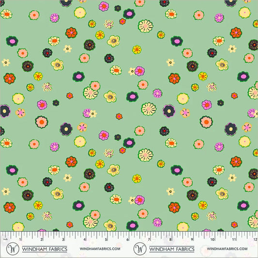 Boat Race Beads by Heather Ross for Windham Fabrics 55603D-7 Pool