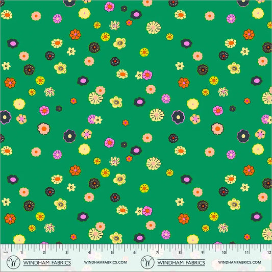 Boat Race Beads by Heather Ross for Windham Fabrics 55603D-3 Jade