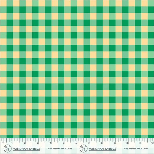 Boat Race Picnic Little by Heather Ross for Windham Fabrics 55608D-3 Jade
