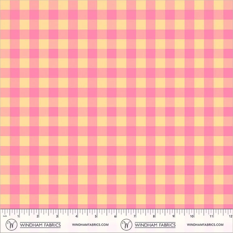 Boat Race Picnic Little by Heather Ross for Windham Fabrics 55608D-15 Peony